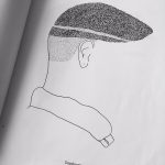 A page from the look book, featuring a haircut drawing and the title, "Daydreaming"